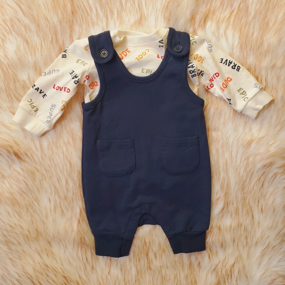 Kid's 0-3 Month Wonder Nation Baby Outfit/ One Piece